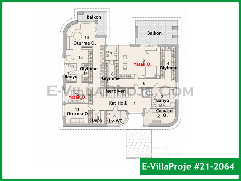 Ev Villa Proje #21 - 2064 Çelik Ev Projesi - Görsel 3