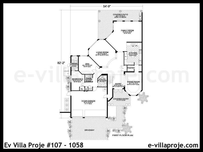 Ev Villa Proje #107 - 1058 Çelik Ev Projesi - Görsel 2