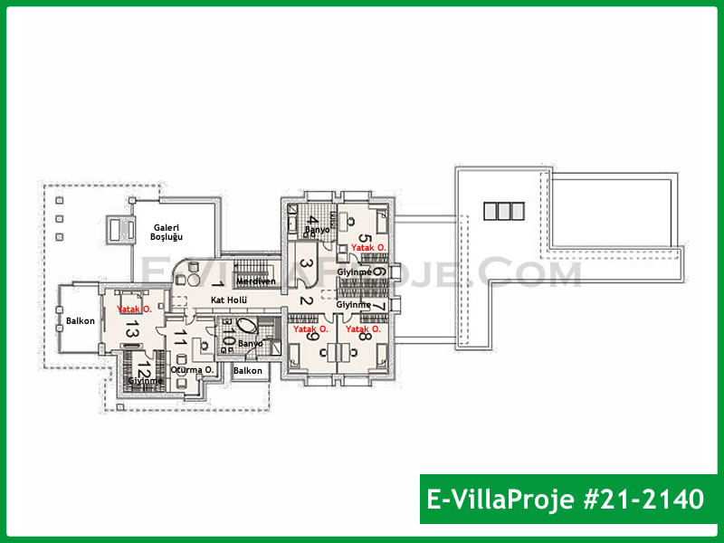 Ev Villa Proje #21 - 2140 Çelik Ev Projesi - Görsel 3