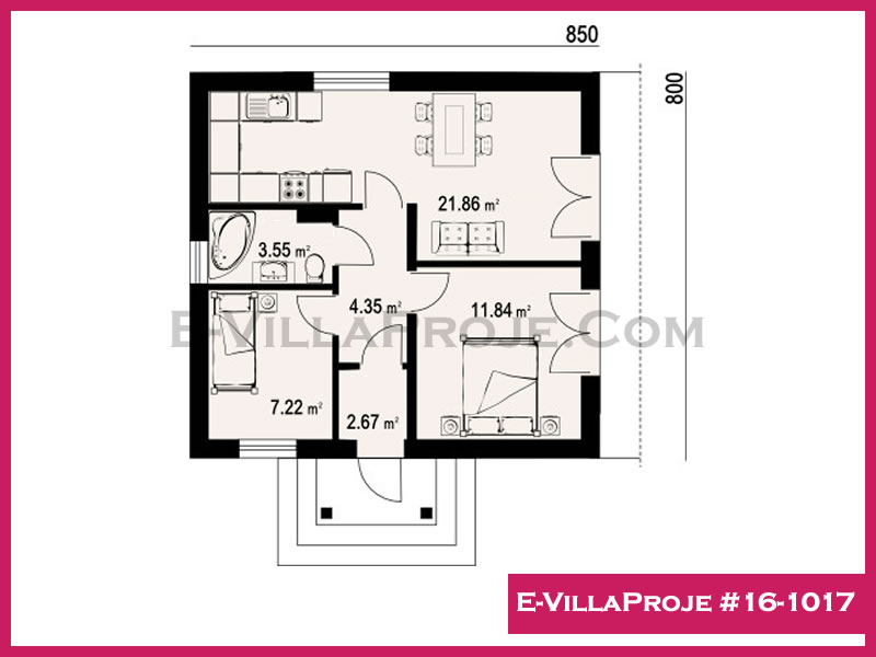 Ev Villa Proje #16 - 1017 Çelik Ev Projesi - Görsel 2
