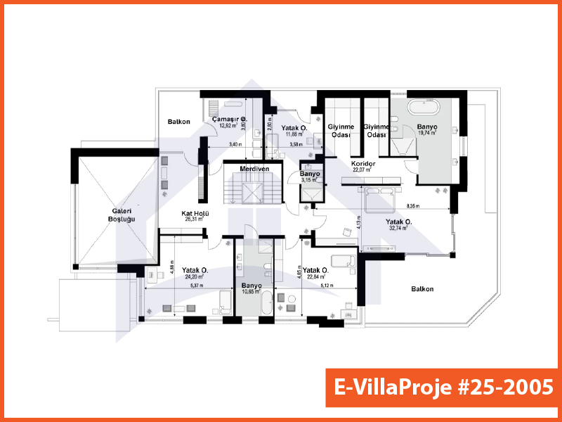 Ev Villa Proje #25 - 2005 Çelik Ev Projesi - Görsel 3