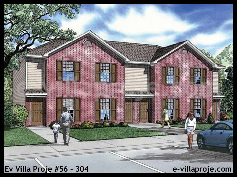 Ev Villa Proje #56 - 304 Çelik Villa Modeli ve 3D Tasarımı