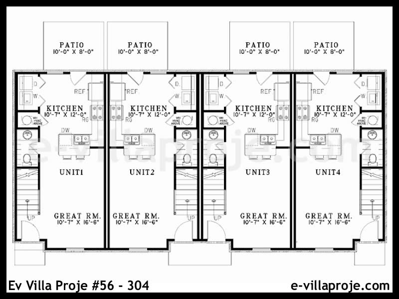 Ev Villa Proje #56 - 304 Çelik Ev Projesi - Görsel 2
