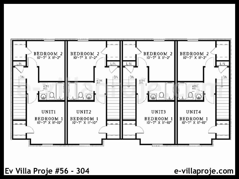 Ev Villa Proje #56 - 304 Çelik Ev Projesi - Görsel 3