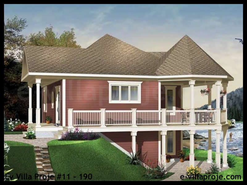 Ev Villa Proje #11 - 190 Çelik Villa Modeli ve 3D Tasarımı