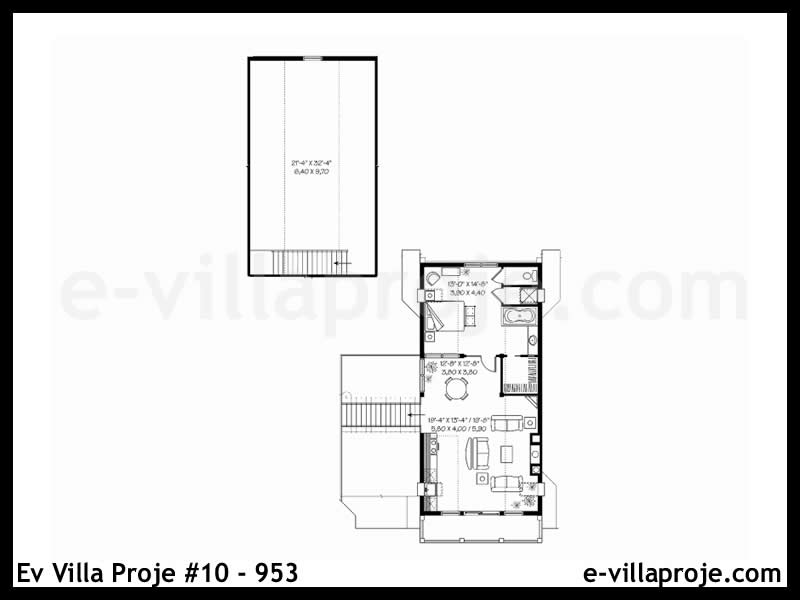 Ev Villa Proje #10 - 953 Çelik Ev Projesi - Görsel 3