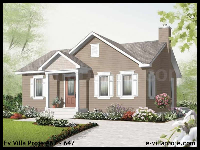 Ev Villa Proje #67 - 647 Çelik Villa Modeli ve 3D Tasarımı