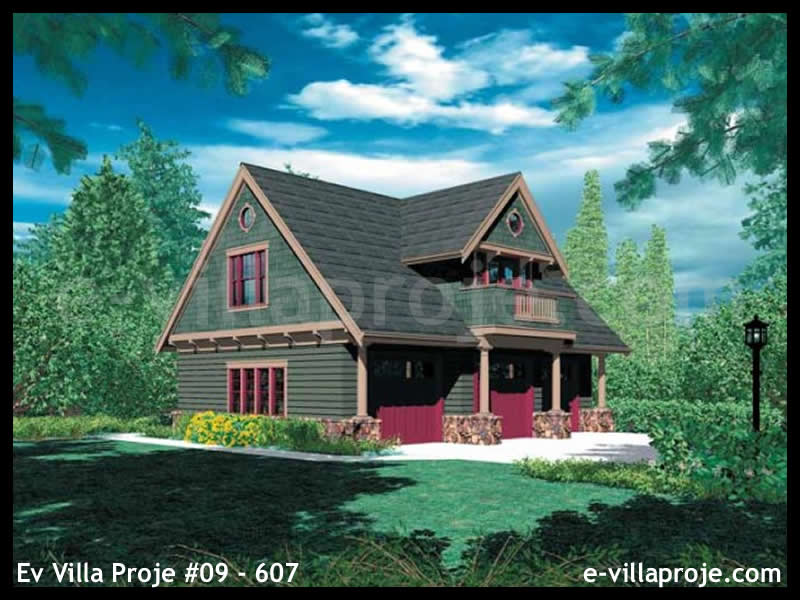 Ev Villa Proje #09 - 607 Çelik Villa Modeli ve 3D Tasarımı