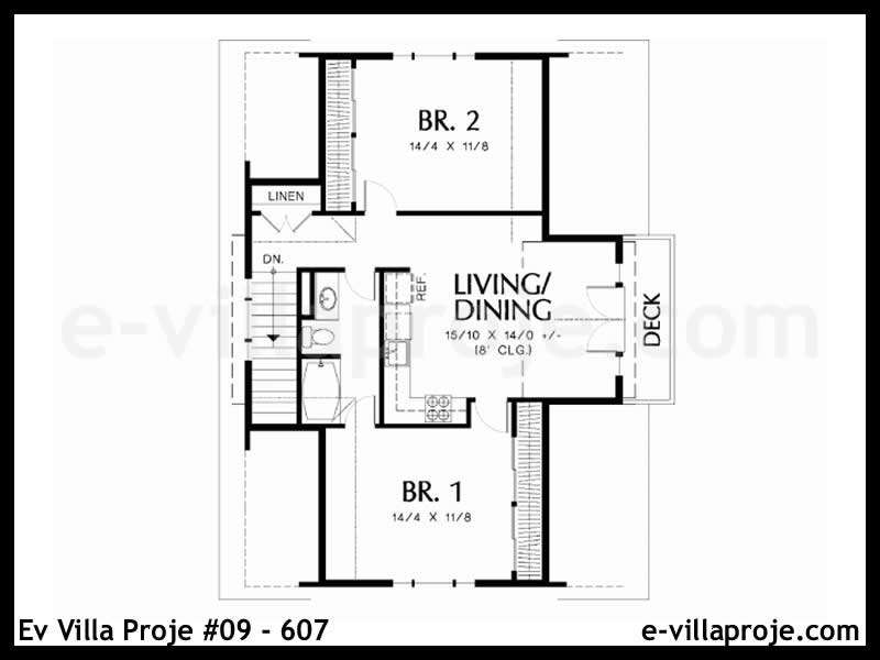 Ev Villa Proje #09 - 607 Çelik Ev Projesi - Görsel 3