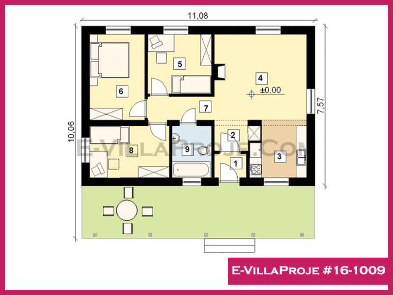 Ev Villa Proje #16 - 1009 Çelik Ev Projesi - Görsel 2