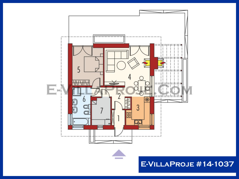 Ev Villa Proje #14 - 1037 Çelik Ev Projesi - Görsel 2