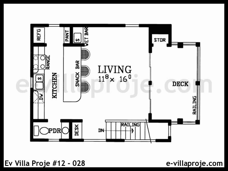 Ev Villa Proje #12 - 028 Çelik Ev Projesi - Görsel 2
