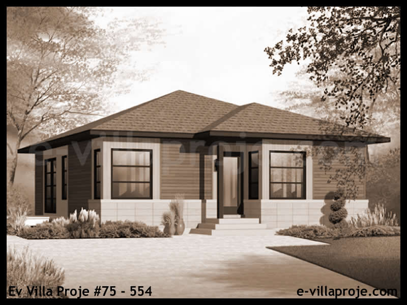 Ev Villa Proje #75 - 554 Çelik Ev Projesi - Görsel 3