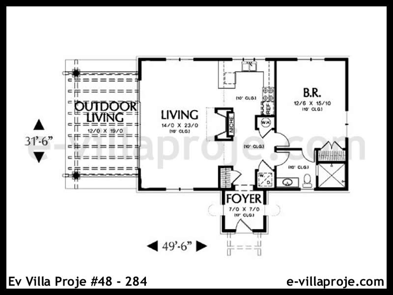 Ev Villa Proje #48 - 284 Çelik Ev Projesi - Görsel 2