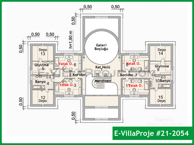 Ev Villa Proje #21 - 2054 Çelik Ev Projesi - Görsel 3
