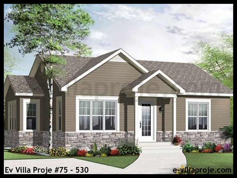 Ev Villa Proje #75 - 530 Çelik Villa Projesi 3D Mimari Tasarımı