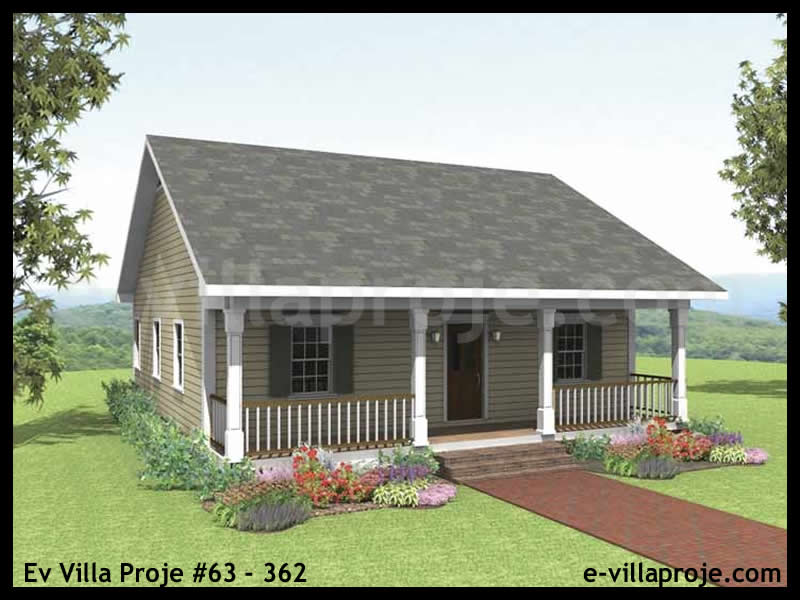 Ev Villa Proje #63 - 362 Çelik Villa Projesi 3D Mimari Tasarımı