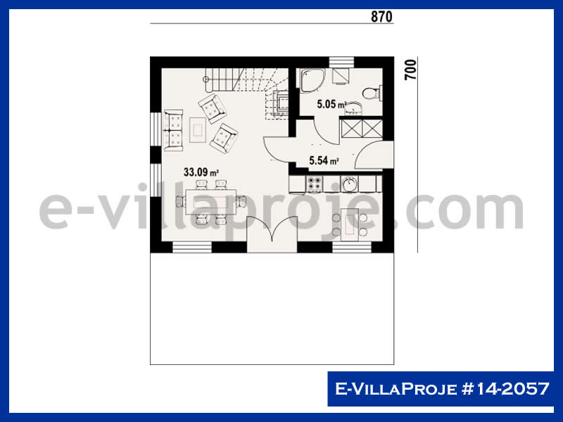 Ev Villa Proje #14 - 2057 Çelik Ev Projesi - Görsel 2