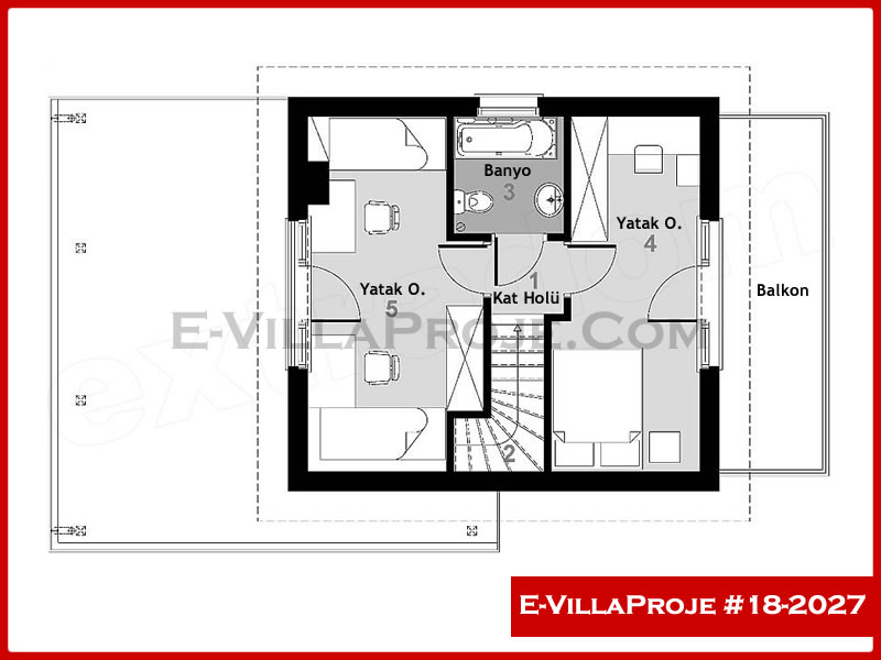 Ev Villa Proje #18 - 2027 Çelik Ev Projesi - Görsel 3