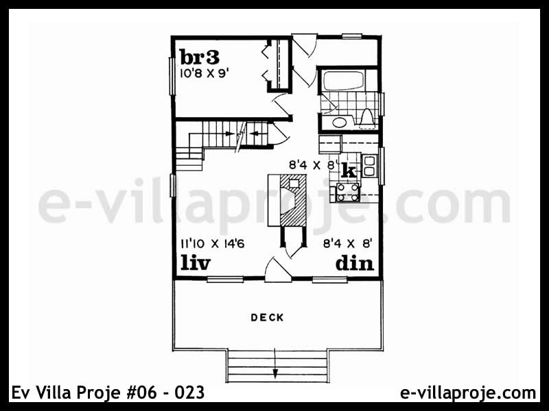 Ev Villa Proje #06 - 023 Çelik Ev Projesi - Görsel 2