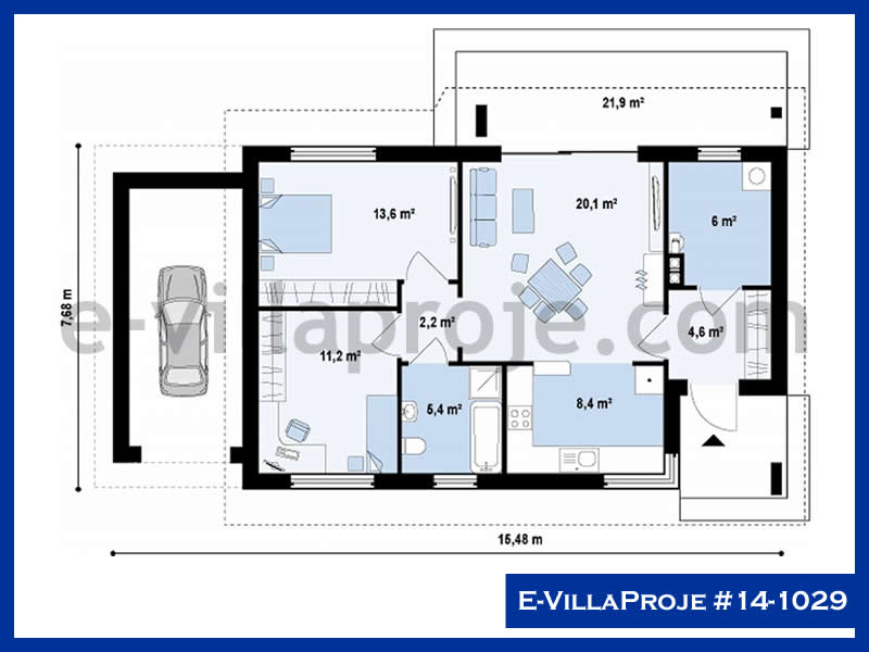 Ev Villa Proje #14 - 1029 Çelik Ev Projesi - Görsel 2