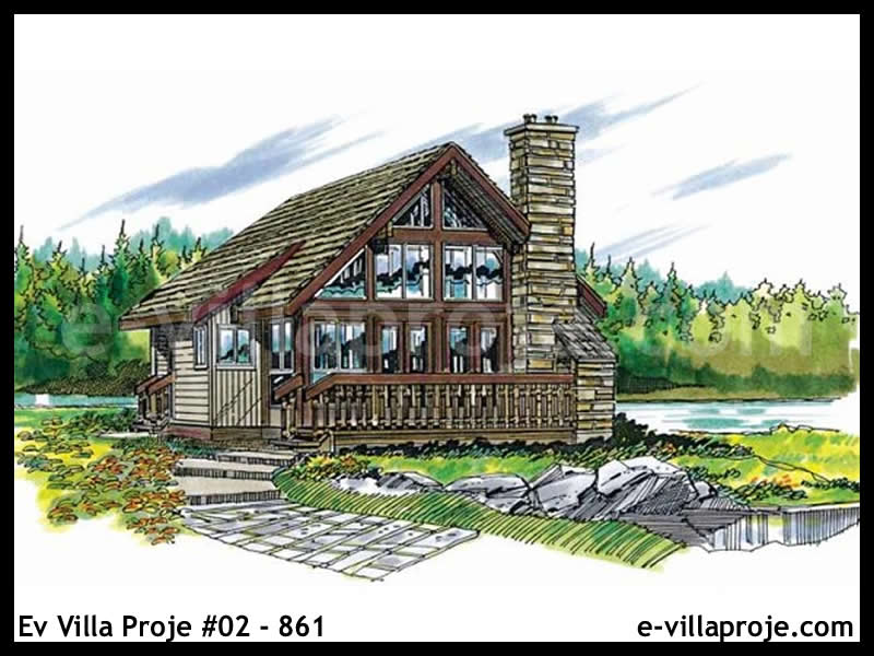 Ev Villa Proje #02 - 861 Çelik Villa Modeli ve 3D Tasarımı