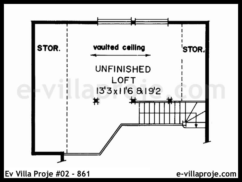 Ev Villa Proje #02 - 861 Çelik Ev Projesi - Görsel 3