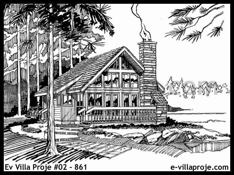 Ev Villa Proje #02 - 861 Çelik Ev Projesi - Görsel 5