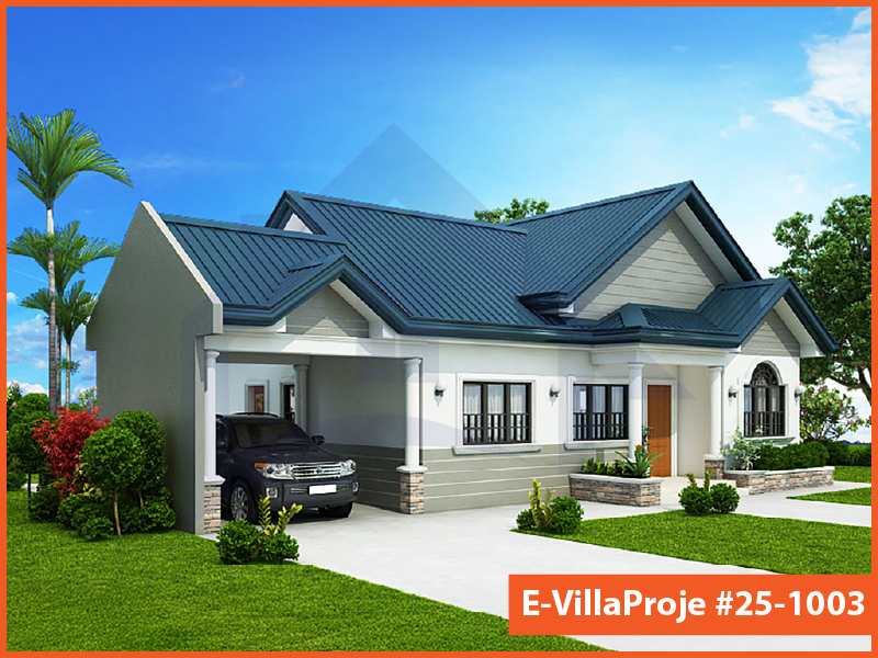 Ev Villa Proje #25 - 1003 Çelik Villa Modeli ve 3D Tasarımı