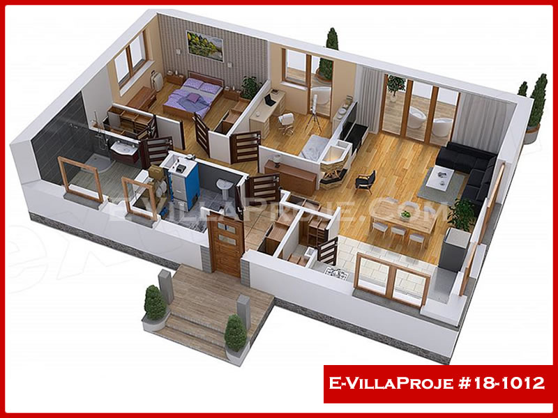Ev Villa Proje #18 - 1012 Çelik Ev Projesi - Görsel 5