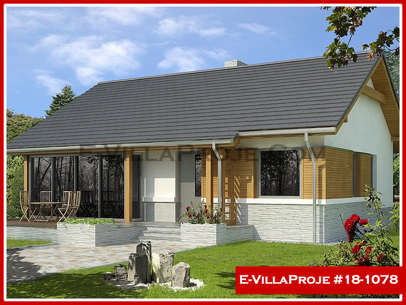 Ev Villa Proje #18 - 1078 Çelik Villa Modeli ve 3D Tasarımı