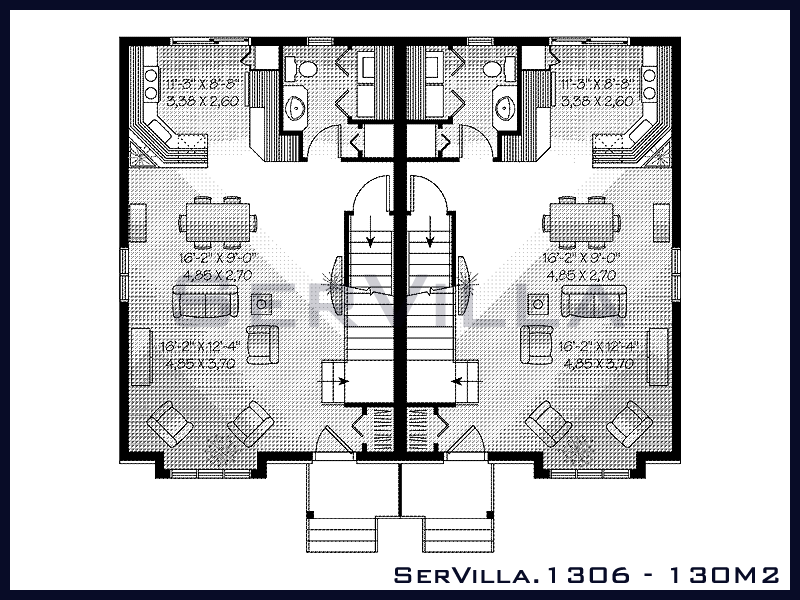 130 m2 Çelik Konstrüksiyon Villa Modeli 6