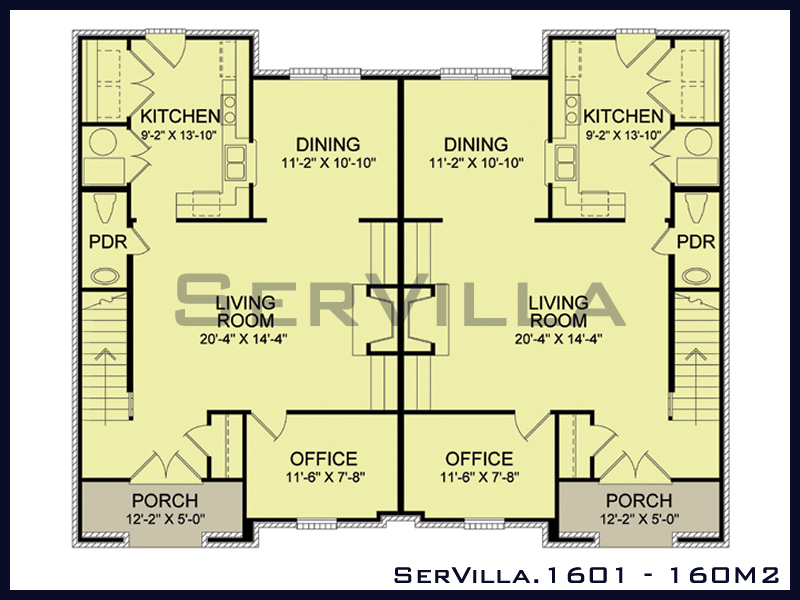 160 m2 Çelik Konstrüksiyon Villa Modeli 1