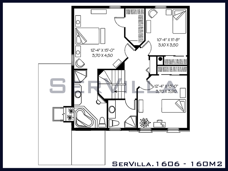 160 m2 Çelik Konstrüksiyon Villa Modeli 6