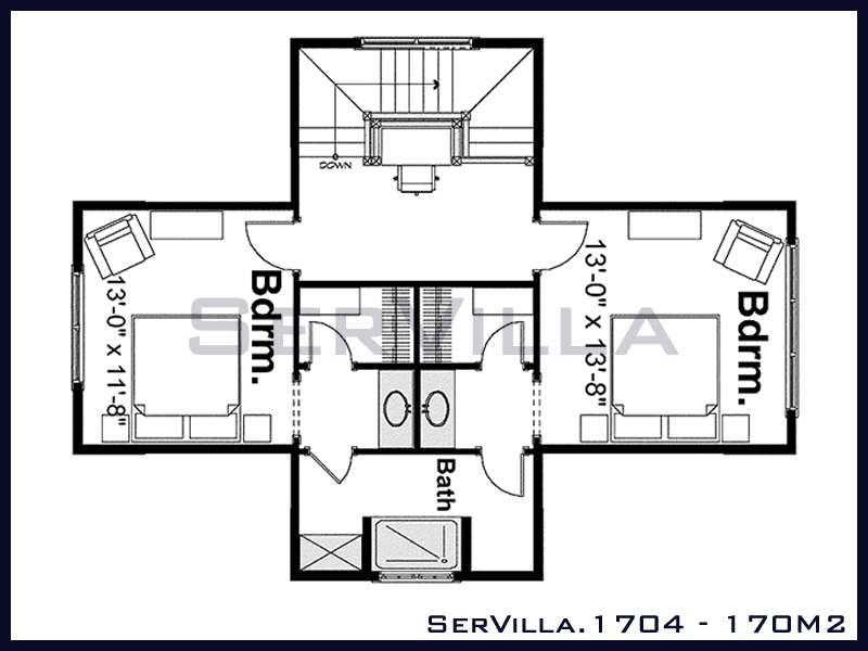 170 m2 Çelik Konstrüksiyon Villa Modeli 4