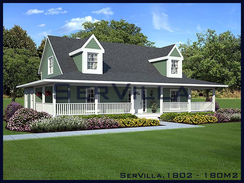 180 m2 Çelik Konstrüksiyon Villa Modeli 2