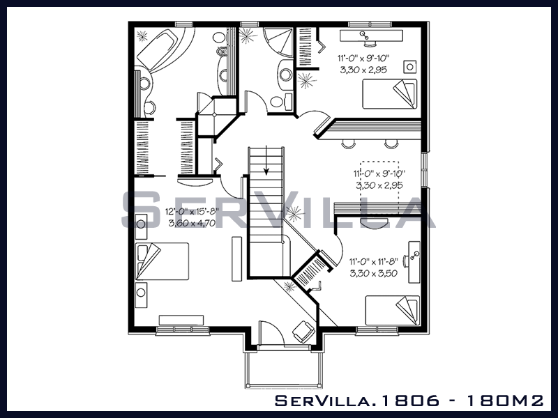 180 m2 Çelik Konstrüksiyon Villa Modeli 6