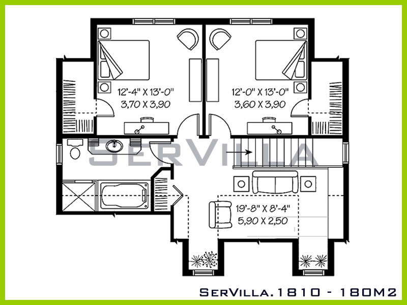 180 m2 Çelik Konstrüksiyon Villa Modeli 10