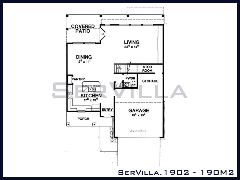 190 m2 Çelik Konstrüksiyon Villa Modeli 2