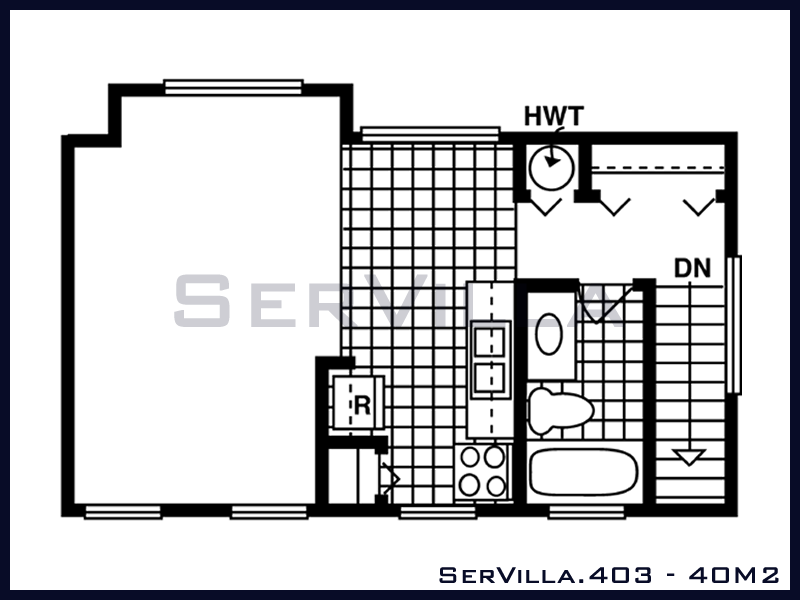 40 m2 Çelik Konstrüksiyon Villa Modeli 3