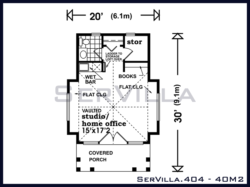 40 m2 Çelik Konstrüksiyon Villa Modeli 4
